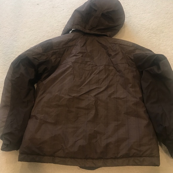 Chocolate Brown Columbia winter coat 10/12 - Picture 2 of 8